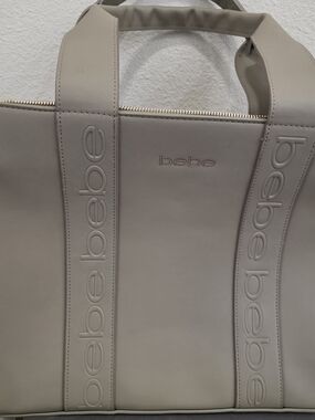 bebe Hana PU Taupe Tote Bag – Sleek Everyday Carry